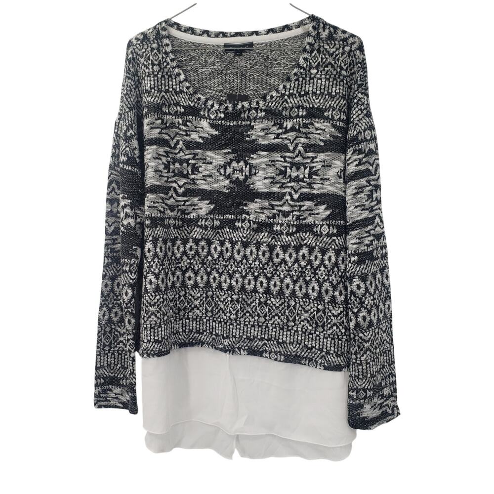 KIARA Long Sleeve Layered Sweater Womens Size Extra Large XL *NWT